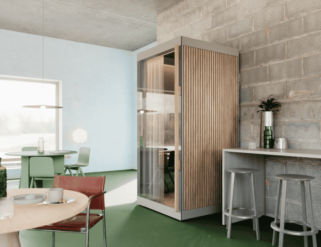 ARKA Silent SOLO pod in public space environment