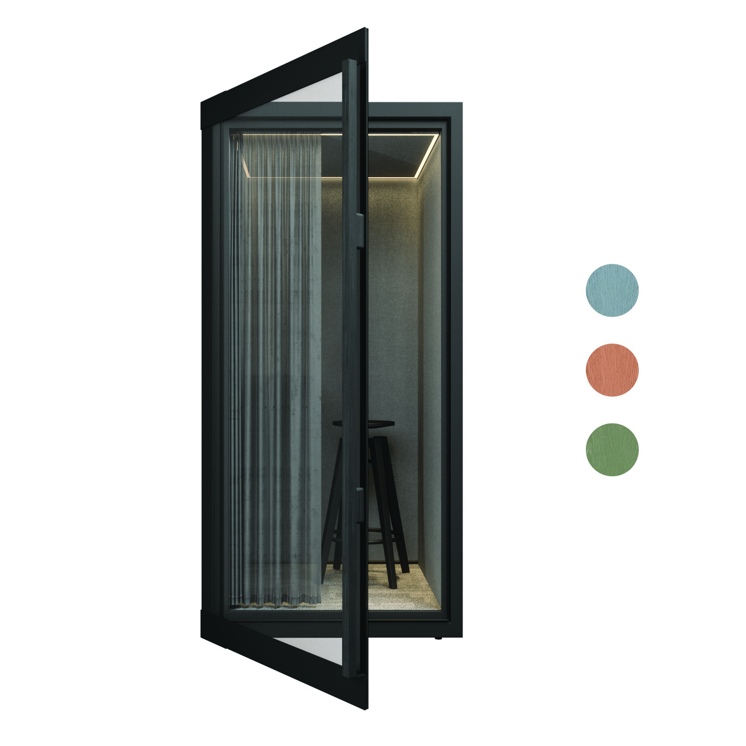 ARKA Silent acoustic office pod color options