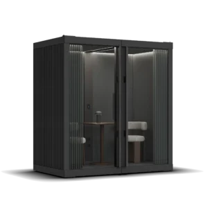 ARKA Silent DUO akustiskā kabīne divām personām, Charcoal apdare